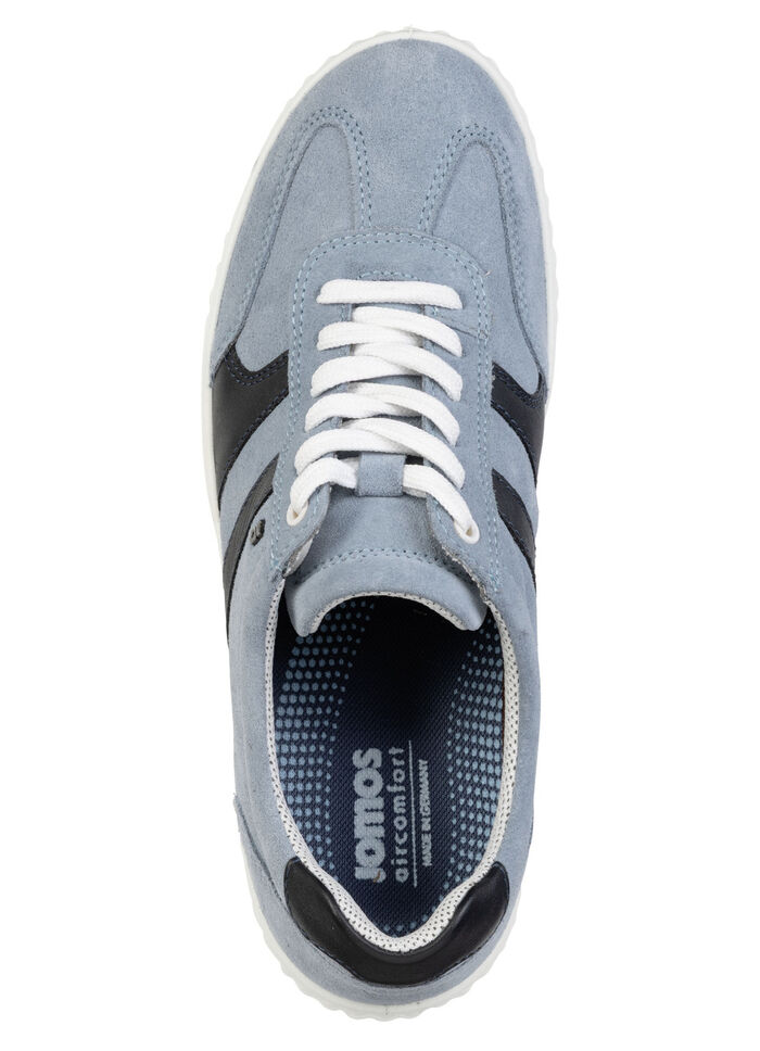 Sportliche Damen-Schnürschuhe, Weite H, mit herausnehmbarem Fussbett BLAU