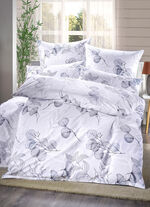 Bettwäsche-Garnitur in Renforcé-Qualität GRAU