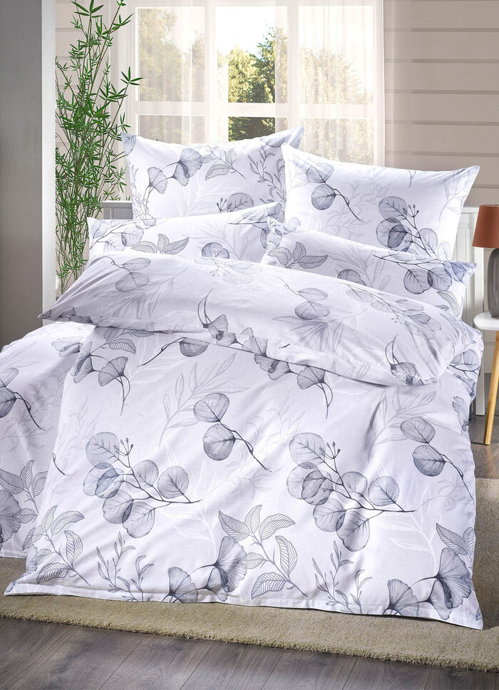 Bettwäsche-Garnitur in Renforcé-Qualität GRAU