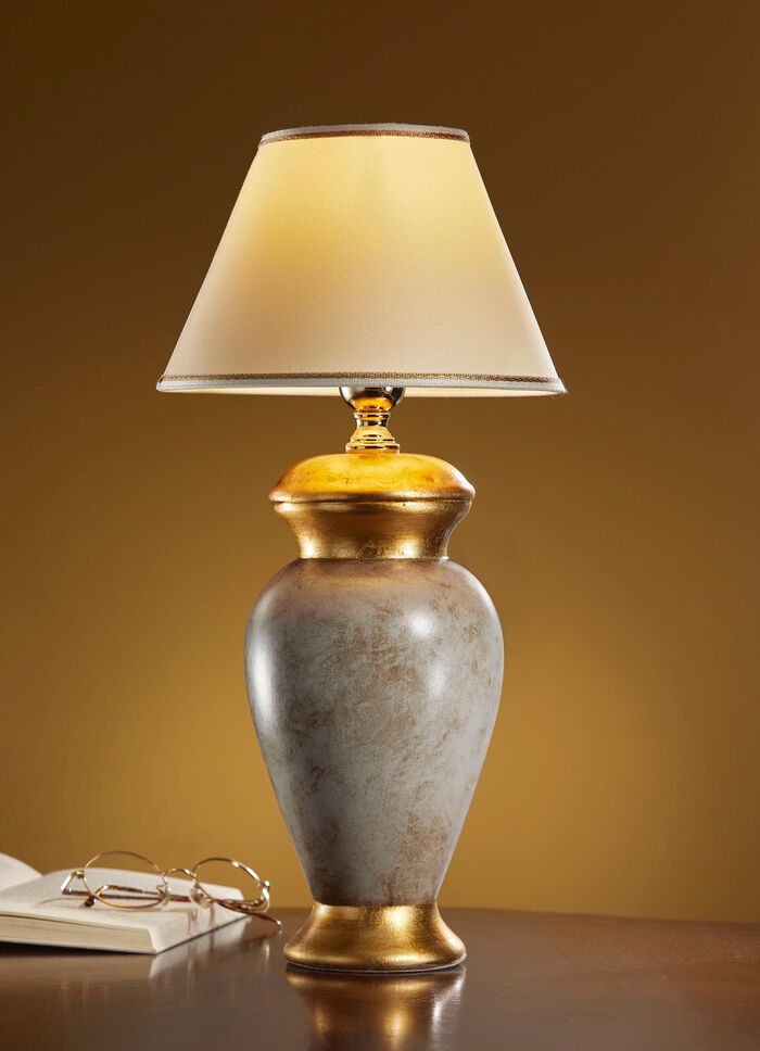 Tischlampe aus italienischer Keramik 