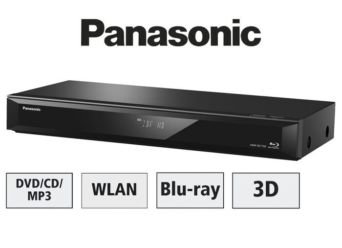 Panasonic Blu-Ray-Recorder mit Twin-Receiver SCHWARZ