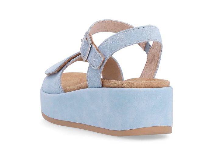 Sandale aus Samtveloursleder 