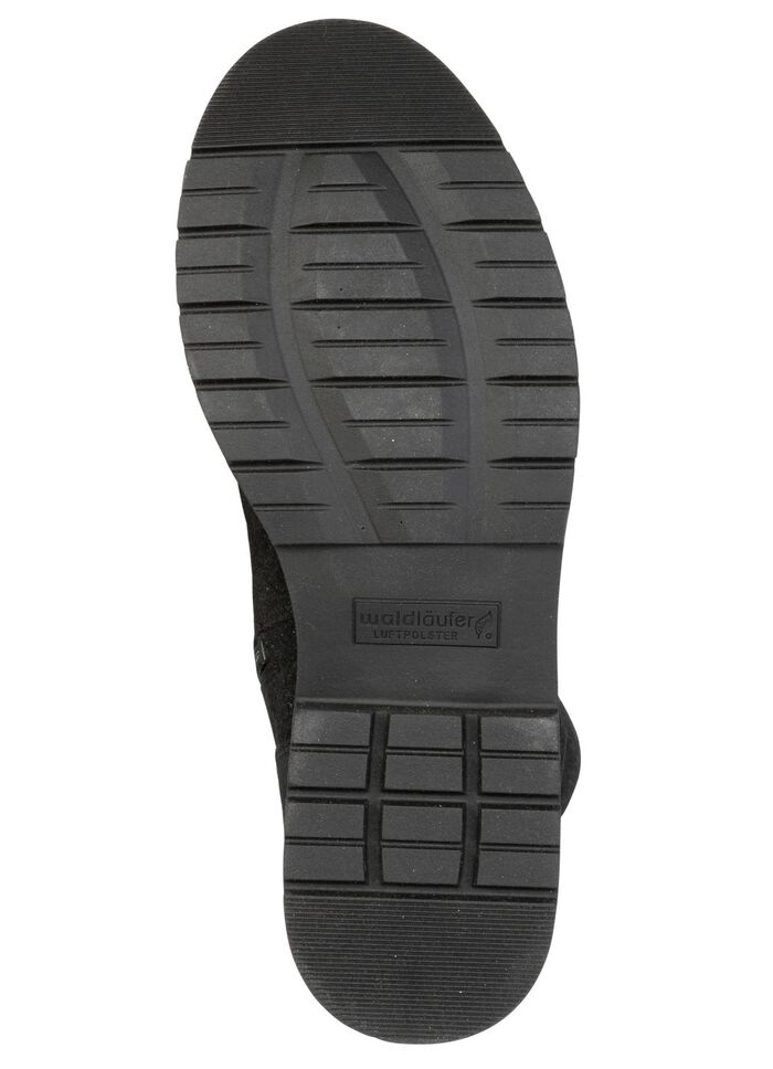 Waldl&auml;ufer, bequeme Damen-Stiefeletten, Weite G, mit herausnehmbarem Fussbett SCHWARZ