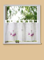 Kurzstore &laquo;Stiefm&uuml;tterchen&raquo;, mit Schlaufen 