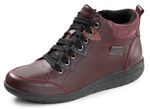 ELENA EDEN, bequeme Damen-Boots, Weite H, mit herausnehmbarem Fussbett BURGUND