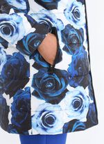 Jacke mit dekorativem Rosendessin 