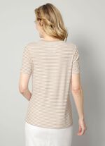 Shirt mit allover Ringel-Dessin 