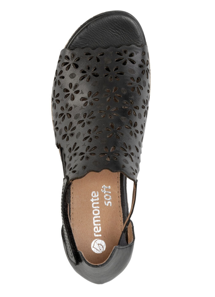 Sandale mit Klettverschluss SCHWARZ