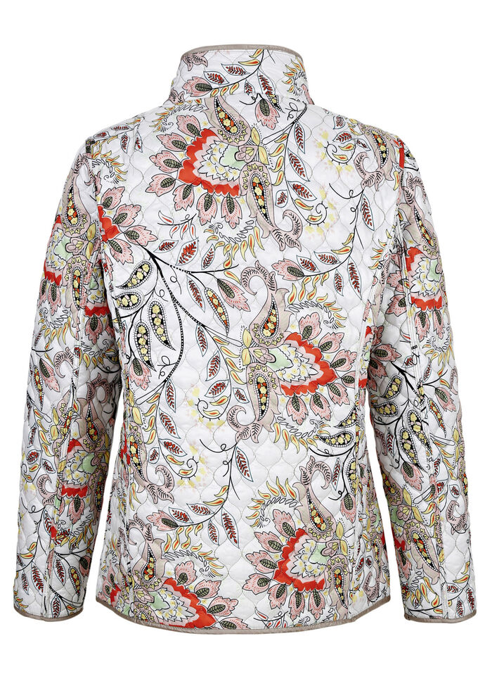 Wendejacke mit grafischem Steppmuster