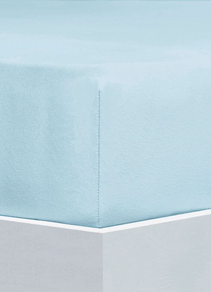 Flausch-Biber-Spannbettt&uuml;cher aus Baumwolle 