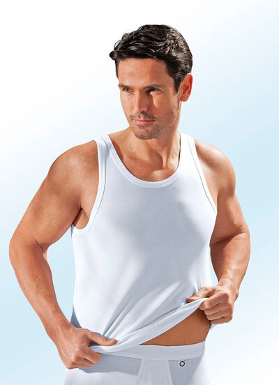Pfeilring Dreierpack Sportjacken aus Feinjersey, weiss 