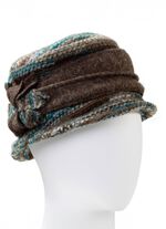 Warmer Damen-Hut mit Krempe 