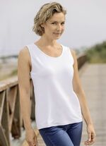 Kombifreundliches Tanktop WEISS