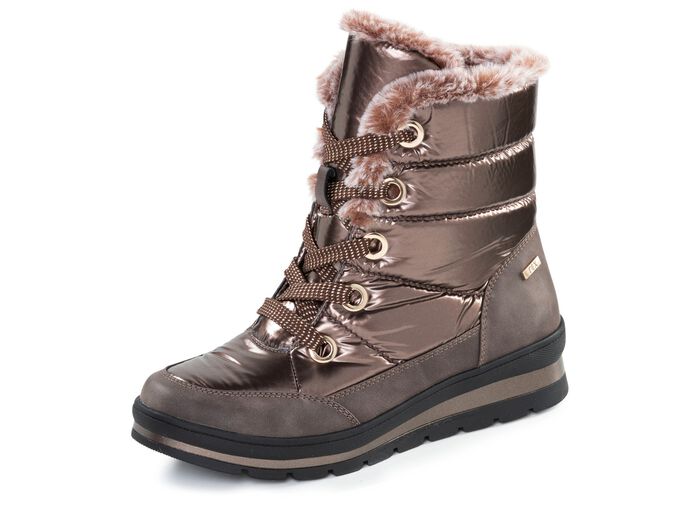 ELENA EDEN, gef&uuml;tterte Damen-Boots, Winterschuhe, Weite G, mit herausnehmbarem Fussbett 