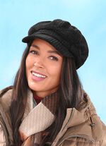 Ballonm&uuml;tze mit Elastikeinsatz SCHWARZ