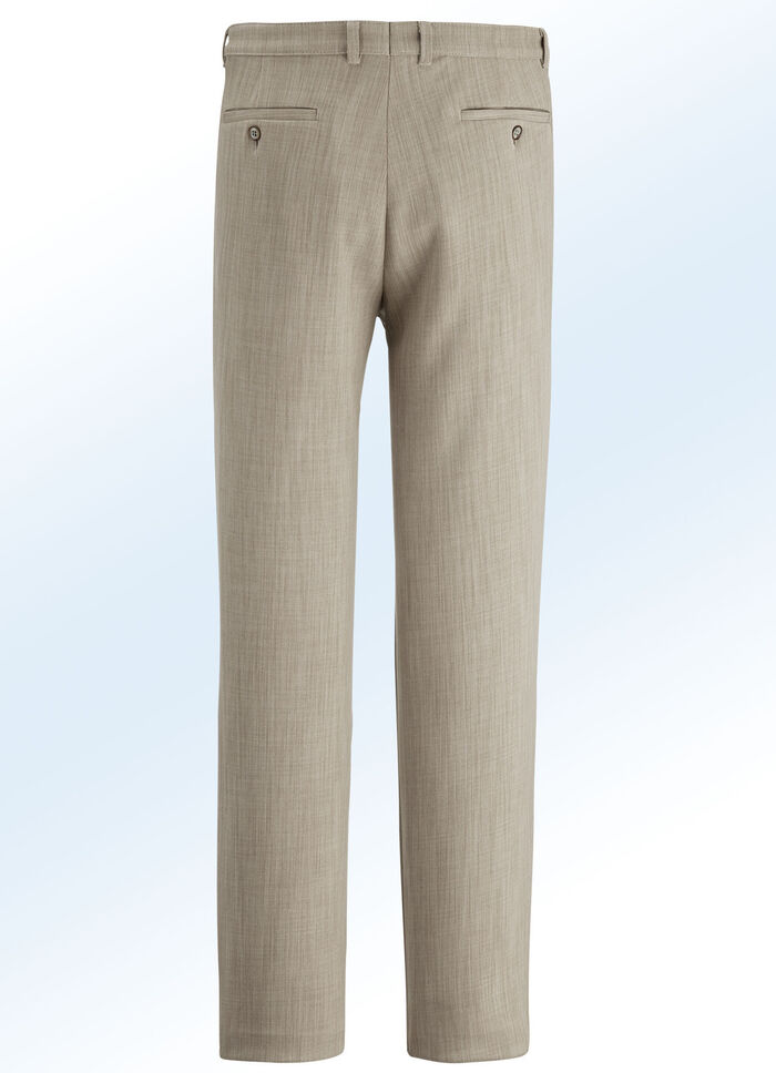 «Klaus-Modelle»-Hose in 3 Farben SAND MELIERT