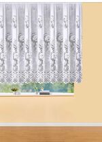 Blumenfenster-Vorhang mit Automatikfaltenband 