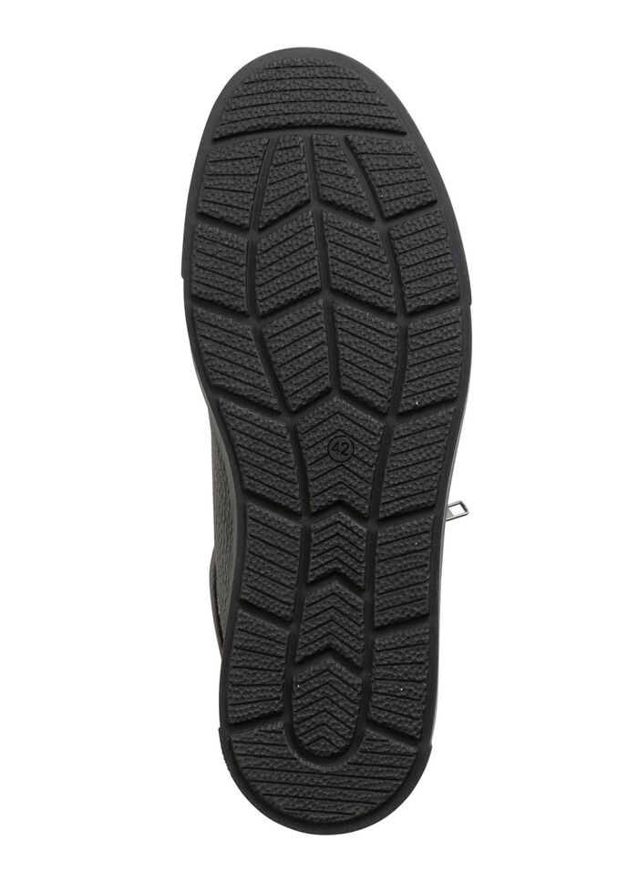 GINO GALANTE, klassische Herren-Sneaker, mit herausnehmbarem Fussbett SCHWARZ