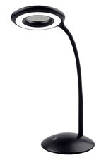 LED-Lupenlampe mit 8-facher Vergrösserung SCHWARZ