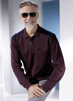 Poloshirt  BORDEAUX-MARINE