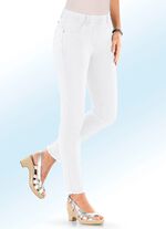 Magic-Jeans mit angesagtem Fransensaum 