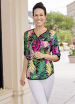 Shirt-Tunika mit Brusttaschen 