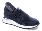 Slipper aus weichem Velourleder MARINE