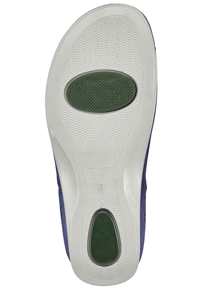 Mubb Pantolette mit antiker Lochung BLAU