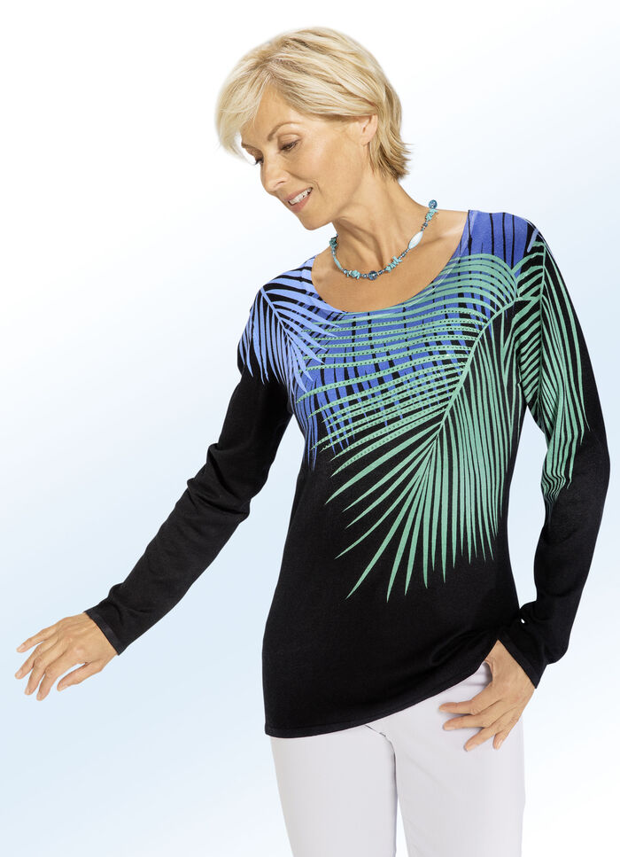 Pullover in edlem Dessin 