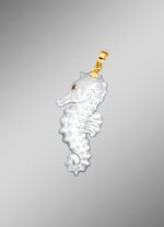 Anh&auml;nger &laquo;Seepferdchen&raquo; echt Perlmutt 