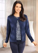 Strick-Twinset in weich fliessender Qualität 