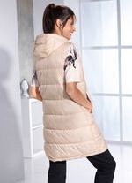 Funktions-Longweste mit fester Kapuze 