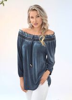 Aussergew&ouml;hnliches Shirt mit spezieller F&auml;rbetechnik in 3 Farben MARINE