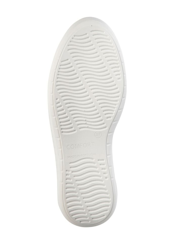 ELENA EDEN Sneaker aus Lackleder mit edlem Metallschmuck DUNKELGR&Uuml;N