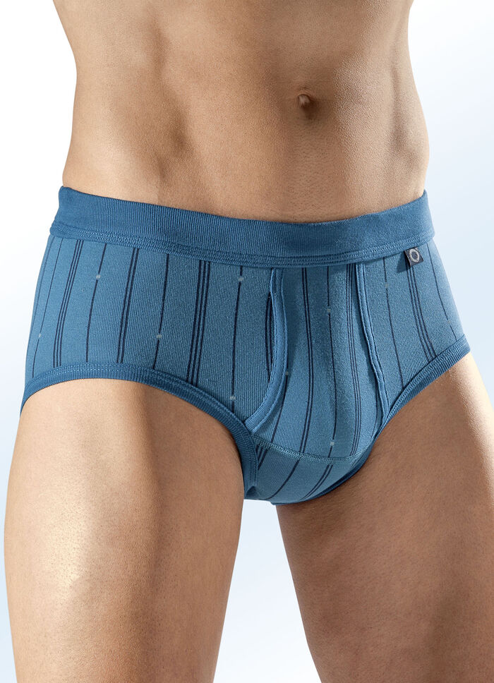 Pfeilring Dreierpack Slips mit Streifendessin 