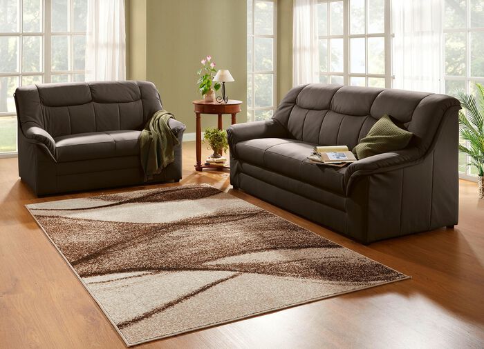 Polsterm&ouml;bel mit Bezug aus echtem Leder 