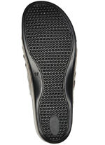 Gemini, sommerliche Damen-Clogs, Weite G, mit Gummizug TAUPE