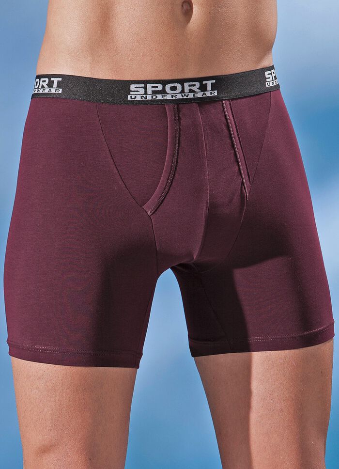 Dreierpack Pants aus Feinjersey mit Eingriff 