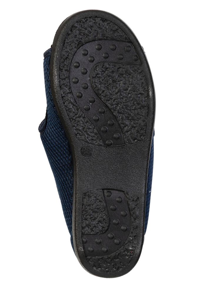 Bequeme Damen-Hausschuhe, Weite H, mit herausnehmbarem Fussbett 