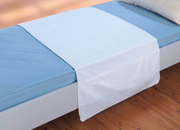 Inkontinenz-Unterlage mit wasserdichter und atmungsaktiver PU-Membran 