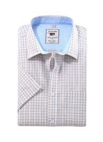 Kariertes &laquo;Milano Italy&raquo;-Hemd in 4 Farben 