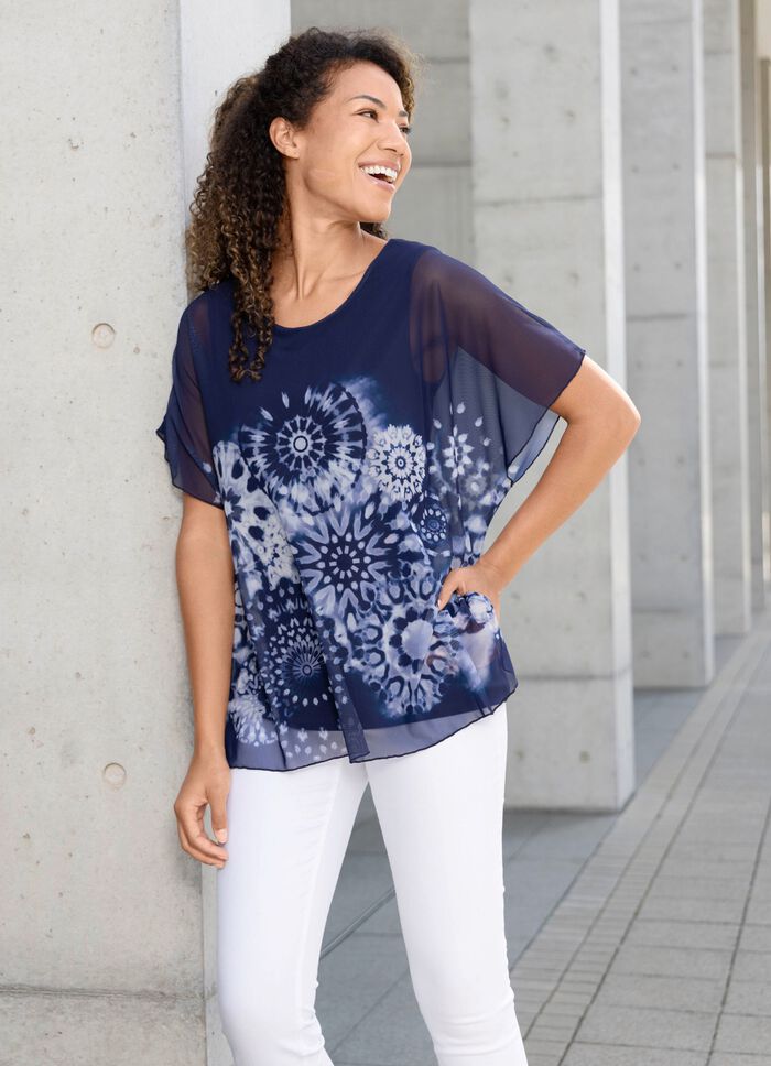 Tunika mit eingearbeitetem Top 