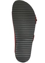 Andrea Conti Pantolette mit bunt bedrucktem Lederfussbett 