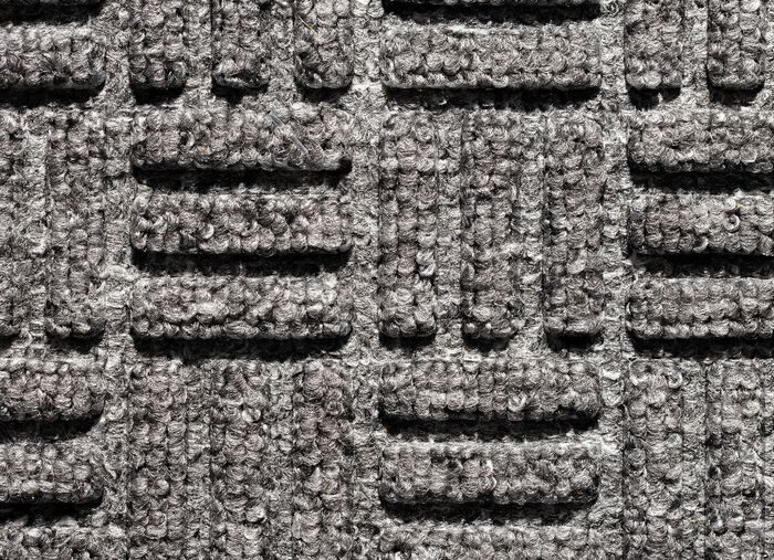 Fussmatte mit rutschhemmender Gummi-R&uuml;ckseite ANTHRAZIT