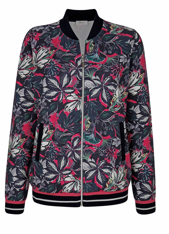 Sweatjacke mit seitlichen Eingrifftaschen 
