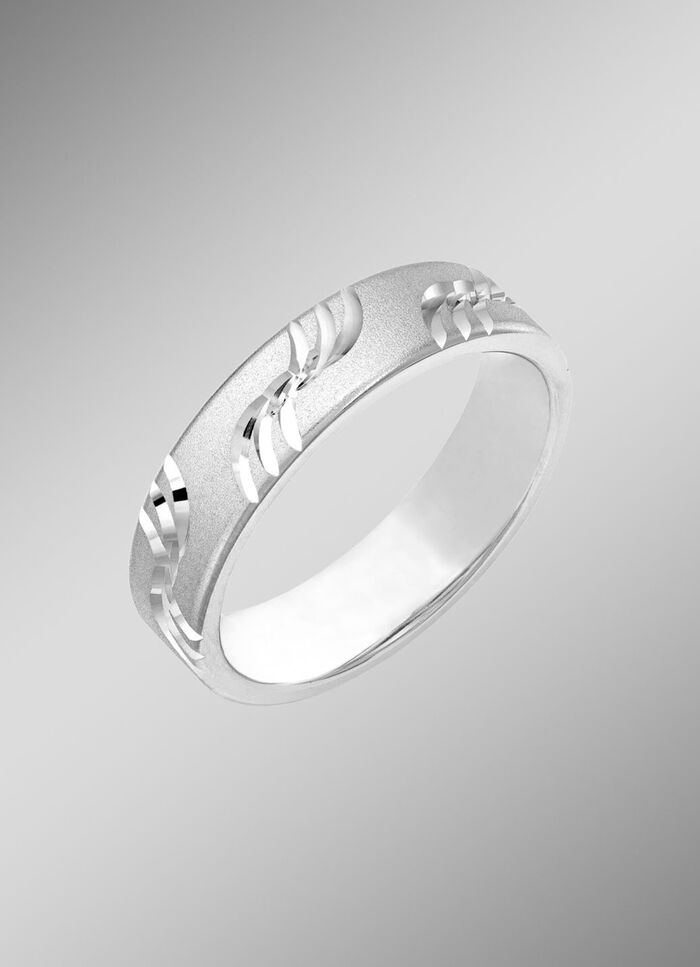 Partnerring mit Diamantmuster 