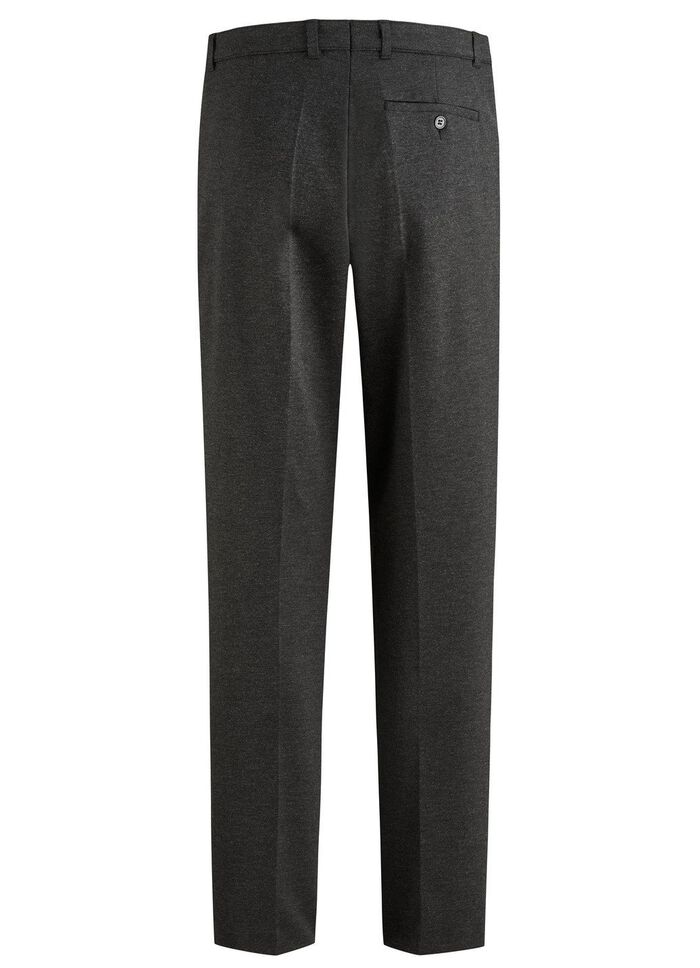 &laquo;Klaus Modelle&raquo;-Hose mit Dehnbund in 4 Farben ANTHRAZIT MELIERT