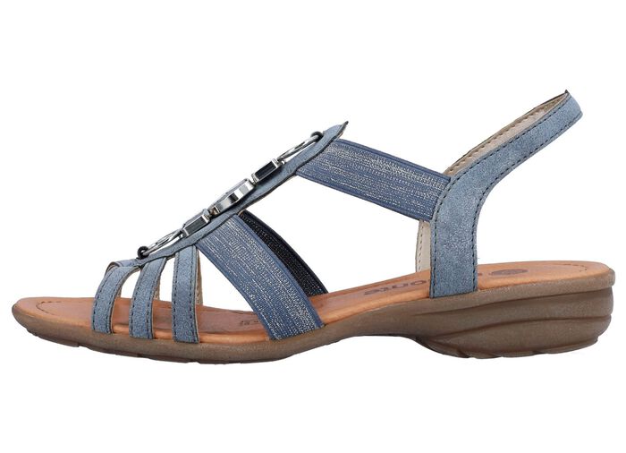 Remonte Riemchen-Sandalen mit Metallschmuck JEANS