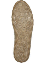 ELENA EDEN Slipper mit Knitterstruktur WEISS