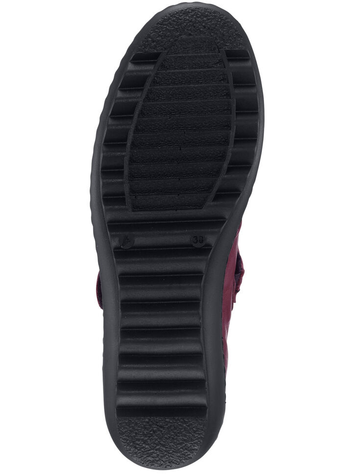 Slipper mit herausnehmbarem Lederfussbett, Weite G BORDEAUX